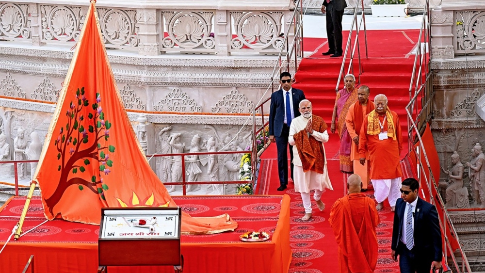 Pakistan condemns Modi’s ‘Ram Temple’ flag hoist amid ‘rising Islamophobia’ in India